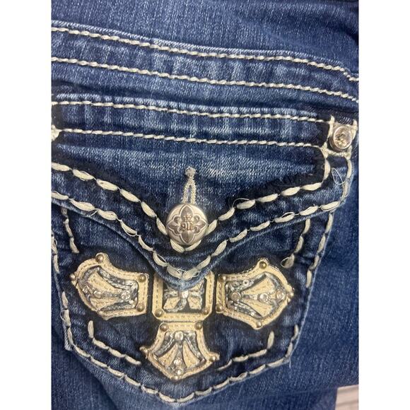 Miss Me Signature Boot Cut Jeans Women Size 28 Style # JP5046B17 - Picture 10 of 10